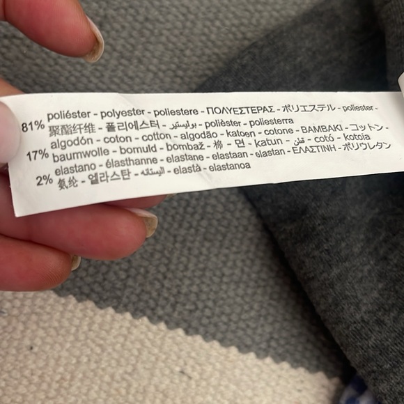 NWT ZARA girls dressy grey leggings, like wool. size 8 - Picture 4 of 4